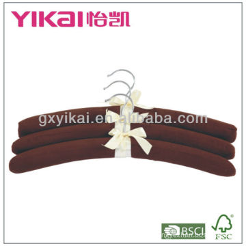 2013 Hot selling canvas padded hangers